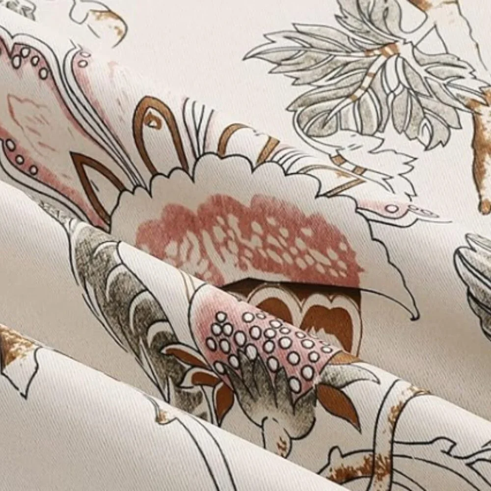 Floral Curtains – Set of 2 Panels, 52